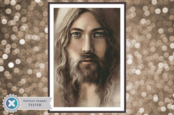 Cross Stitch Pattern PDF Jesus Christ