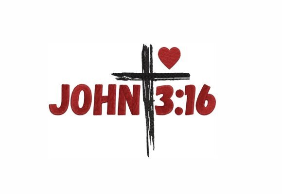 JOHN 3 16 Embroidery Design Review